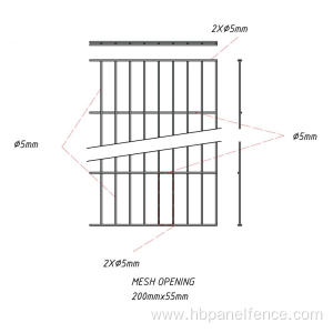 Single Wire Panel Fence RAL6005/RAL7016/RAL9005